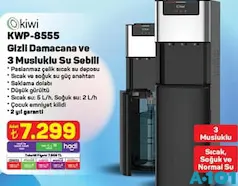 KİWİ KWP-8555 GİZLİ DAMACANA VE 3 MUSLUKLU SU SEBİLİ KİWİ KWP-8555 GİZLİ DAMACANA VE 3 MUSLUKLU SU SEBİLİ